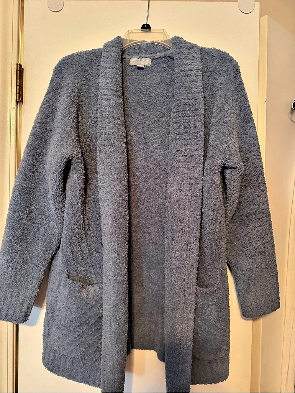 Barefoot Dreams CozyChic Lite Circle Cardigan Gray Medium